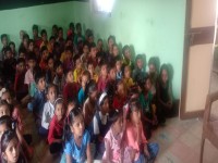 Distribution of foodgrain at Kalechiwadi Neral